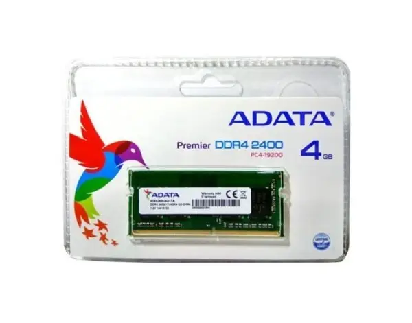 ADATA RAM 4GB DDR4 LAPTOP 2400 MHZ